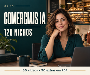 Capa de Comerciais IA — 120 Nichos